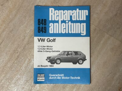VW Golf Retaraturanhandbuch Bucheli 848 und 849 ab 1984