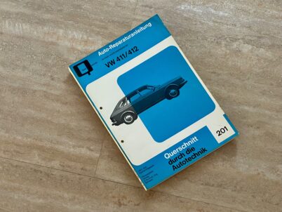 VW Typ 4 Bucheli Auto-Reparaturanleitung mit Maß- und Einstelltabelle Nr. 201