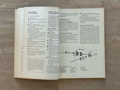 VW Typ 4 Bucheli Auto-Reparaturanleitung mit Maß- und Einstelltabelle Nr. 201