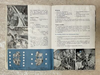 Volkswagen Kaefer Betriebsanleitung Bedienungsanleitung Limousine Cabriolet April ab 1954