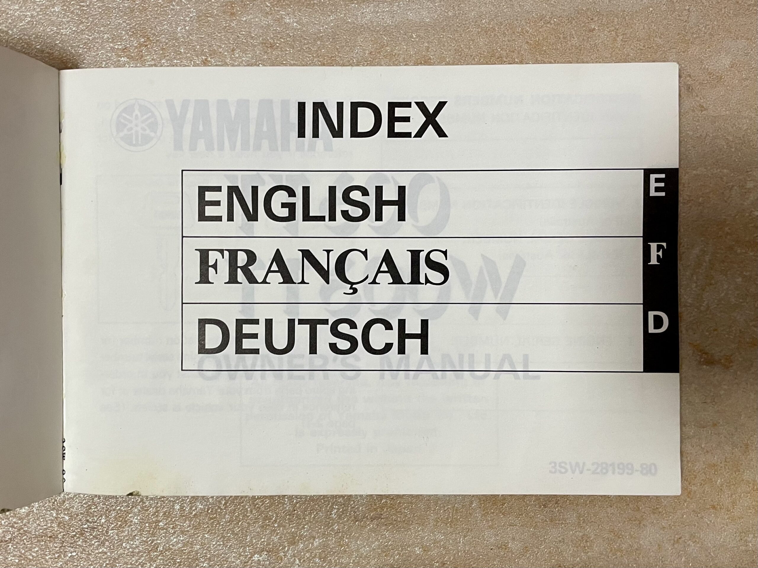 Yamaha TT600 & TT6OOW Hardenduro OWNER'S MANUAL BY YAMAHA MOTOR CO. LTD. IMG_4985 Yamaha TT600 & TT6OOW Hardenduro OWNER'S MANUAL BY YAMAHA MOTOR CO. LTD.