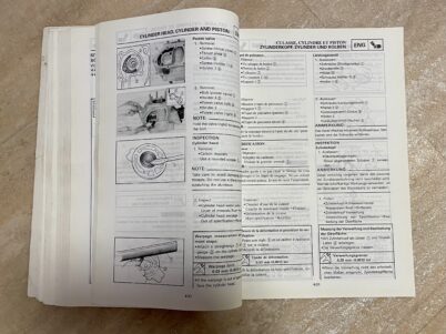 Yamaha YZ 250 1995 Reparaturbuch und Wartungshandbuch von Yamaha Motor Co. Ltd.