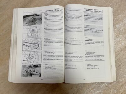 Yamaha YZ 250 1995 Reparaturbuch und Wartungshandbuch von Yamaha Motor Co. Ltd.