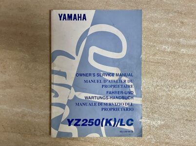 Yamaha YZ 250 Motocross Fahrerhandbuch Reparaturbuch 1998