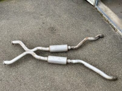 3 Zoll Dynomax X-Pipe 2-Rohrauspuffanlage V-Motoren 2