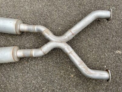 3 Zoll Dynomax X-Pipe 2-Rohrauspuffanlage V-Motoren 2
