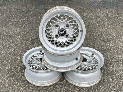 4 x Rial Mesh Silver Alufelgen 6 x 13 Zoll N6013413