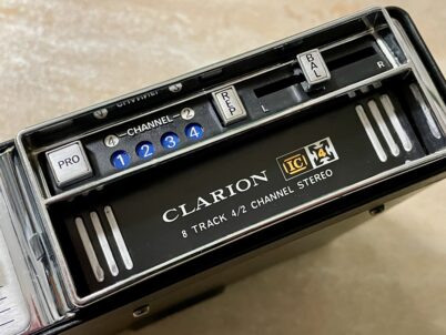 Clarion Quad 8 Track PE-424A IC Car Stereo Player, Clarion LE-301 8 Track UKW-FM Radio Stereo-Cartridge Tape