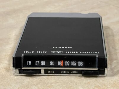 Clarion Quad 8 Track PE-424A IC Car Stereo Player, Clarion LE-301 8 Track UKW-FM Radio Stereo-Cartridge Tape