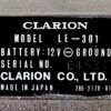 Clarion Quad 8 Track PE-424A IC Car Stereo Player, Clarion LE-301 8 Track UKW-FM Radio Stereo-Cartridge Tape