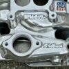 Edelbrock 7525 hochglanzpoliert Dual-Quad Air-Gap Ansaugspinne Chevrolet Small Block 55-86