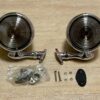 2 x Teardrop Dummy Spot Light Scheinwerfer Chrom