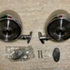 2 x Teardrop Dummy Spot Light DUMMY BULLET CHROME United Pacific AA142