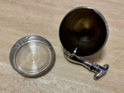 2 x Teardrop Dummy Spot Light DUMMY BULLET CHROME United Pacific AA142
