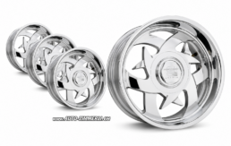 4 Billet Specialties GS51 SLP51 Spiegelglanzpoliert 8 x 17