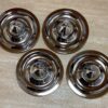Vintage Short Bullet Center Cap Solid Steel Chromed for SMOOTHIE Wheel 