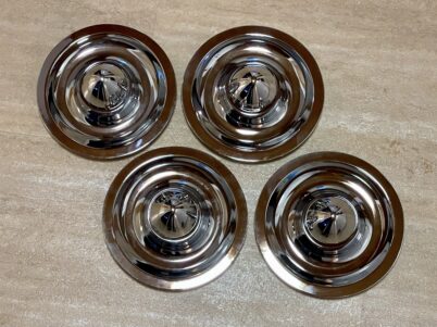 Vintage Short Bullet Center Cap Solid Steel Chromed for SMOOTHIE Wheel 