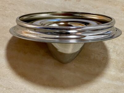 Vintage Short Bullet Center Cap Solid Steel Chromed for SMOOTHIE Wheel 