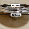 Vintage Short Bullet Center Cap Solid Steel Chromed for SMOOTHIE Wheel 