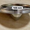 Vintage Short Bullet Center Cap Solid Steel Chromed for SMOOTHIE Wheel 