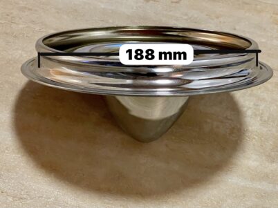 Vintage Short Bullet Center Cap Solid Steel Chromed for SMOOTHIE Wheel 