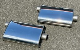 DynoMax Ultra Flo SS Universal Polished Performance-Auspuff