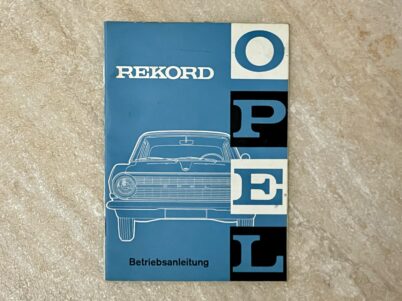 OPEL Rekord Betriebsanleitung 1964