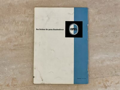 OPEL Rekord Betriebsanleitung 1964