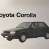 Bucheli Werkstatthandbuch 861 862 863 Toyota Corolla E80 1984 1985