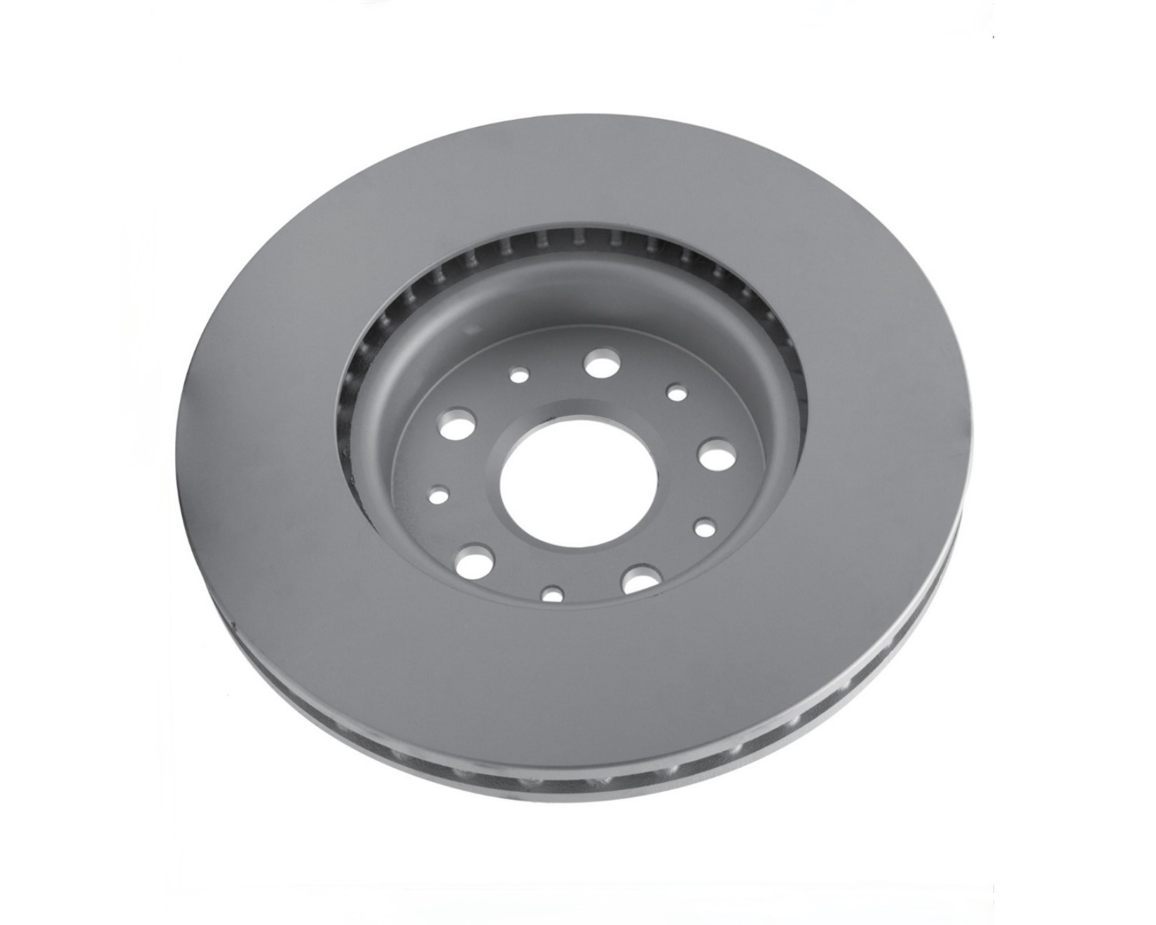 DFC Bremsscheibe 604-46038 – Innenbelüftet Neue DFC GeoSpec Bremsscheibe 604-46038 schräg von hinten mit sichtbarer Innenbelüftung